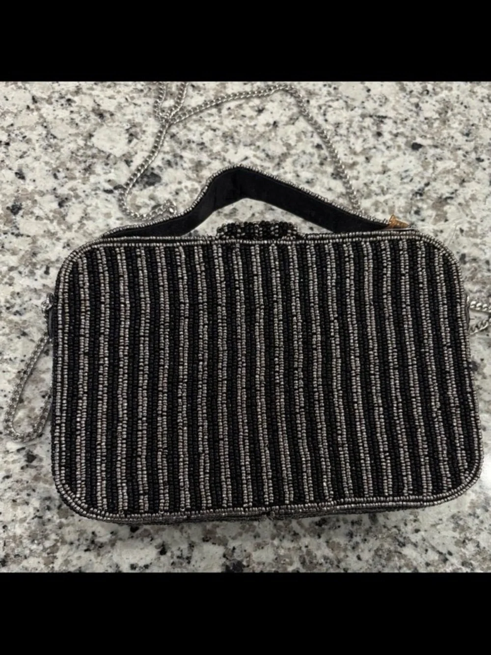 NWT viral beaded travel passport clutch $70